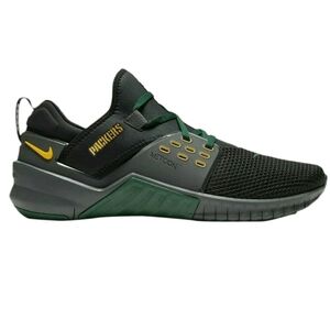 Nike Free Metcon 2 Size 7.5 Green Bay Packers Shoes Men' Football NFL CQ8056-001